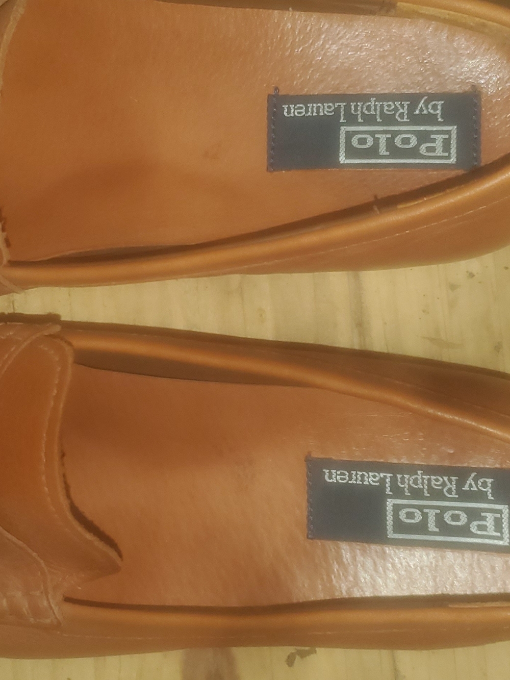 Men's Polo by Ralph Lauren Cognac Leather Penny Loafers